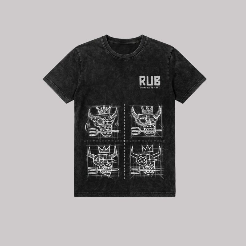 T-shirt RUB Bull Sketch